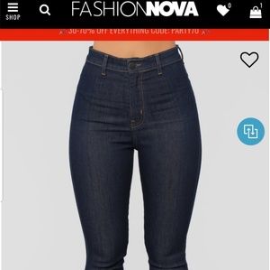 Fashion Nova high waisted jeans